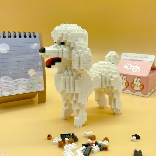 Balody 18246 Cartoon White Poodle Dog Animal Pet 3D Model 790pcs DIY Mini Diamond Blocks Bricks 1 - LOZ™ MINI BLOCKS