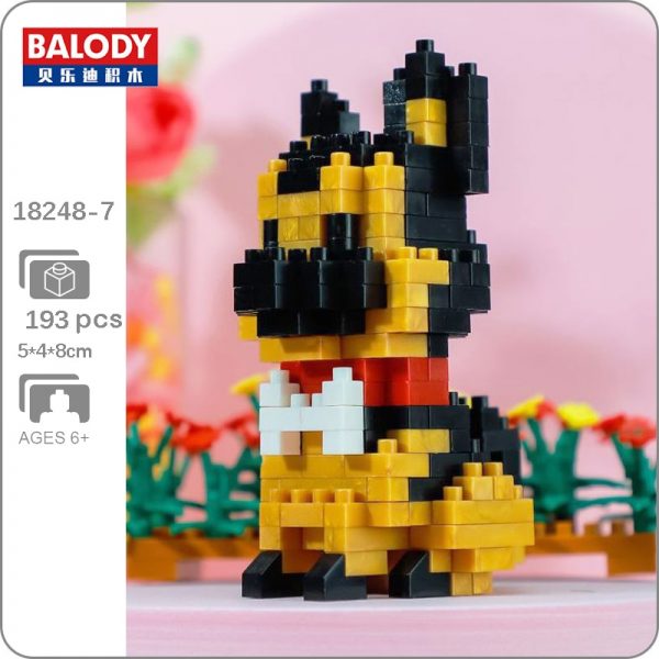 Balody 18248 7 Animal World Wolfhound Wolf Dog Pet Bone 3D Model DIY Mini Diamond Blocks - LOZ™ MINI BLOCKS