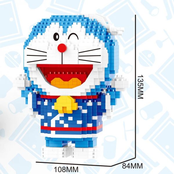Balody Blocks Anime Model Happy Doraemon Japanese Cartoon Figure Building Toys for Girls Presents brinquedos Kids - LOZ™ MINI BLOCKS