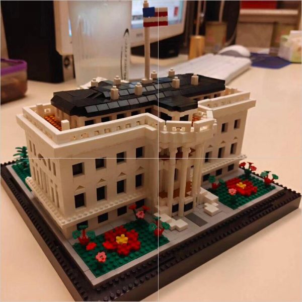 Balody World Famous Architecture USA The White House Building Blocks 3D Model DIY Mini Diamond Blocks 3 - LOZ™ MINI BLOCKS