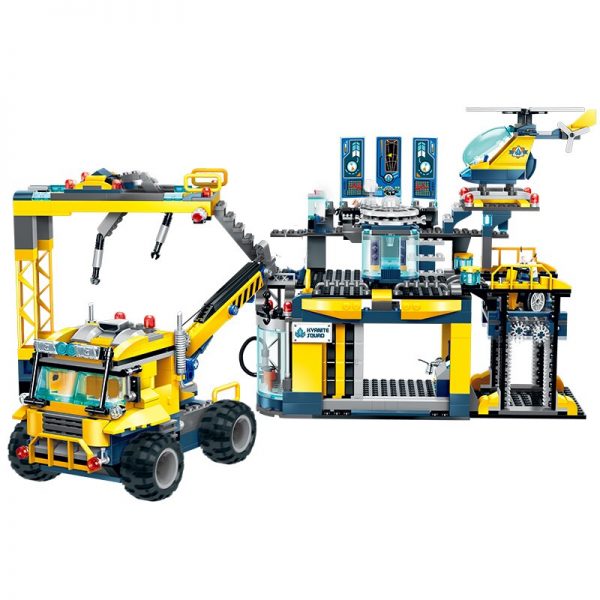 Enlighten 2412 Kyanite Squad Crystal Science Analysis Lab Base Truck Plane Mini Blocks Bricks Building Toy 1 - LOZ™ MINI BLOCKS