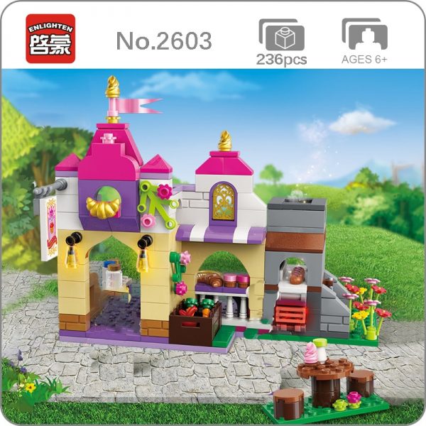 Erleuchten 2603 Rosa B ckerei Shop Brot Shop M dchen Kleine Werkstatt Puppe Haus Mini Bl - LOZ™ MINI BLOCKS