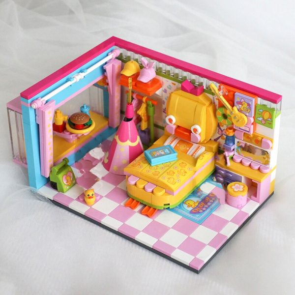 Erleuchten 31013 Nette Entlein M dchen Schlafzimmer S e Puppe Haus Nette Zimmer Modell Mini Bl 3 - LOZ™ MINI BLOCKS