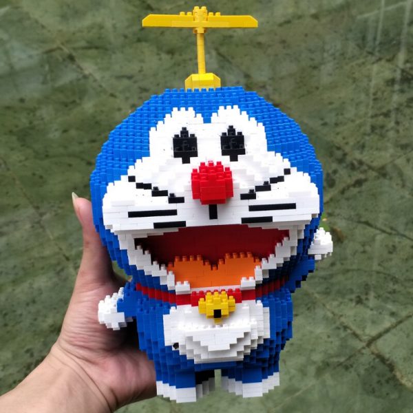 HC 3002 Anime Doraemon Cat Animal Pet Robot Flower 3D Model DIY Mini Diamond Blocks Bricks 4 - LOZ™ MINI BLOCKS