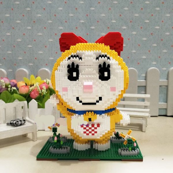 HC 3003 Anime Doraemon Dorami Cat Animal Pet Robot 3D Model DIY Mini Diamond Blocks Bricks 1 - LOZ™ MINI BLOCKS