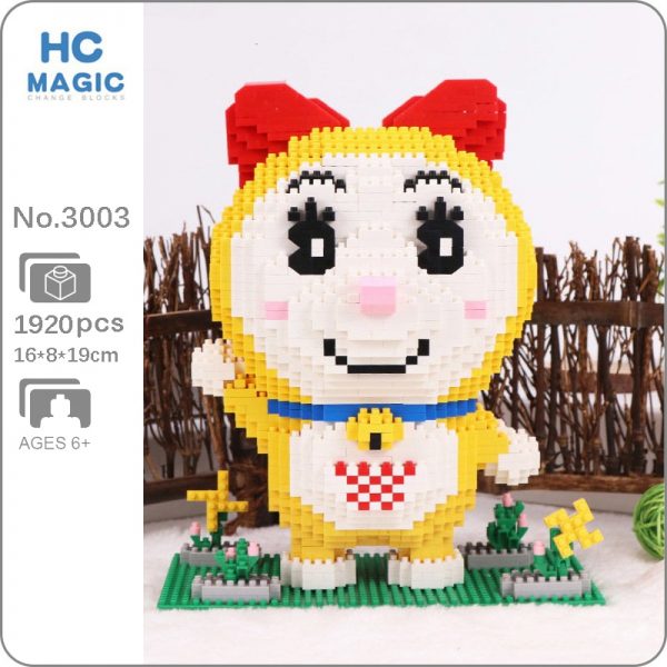 HC 3003 Anime Doraemon Dorami Cat Animal Pet Robot 3D Model DIY Mini Diamond Blocks Bricks - LOZ™ MINI BLOCKS