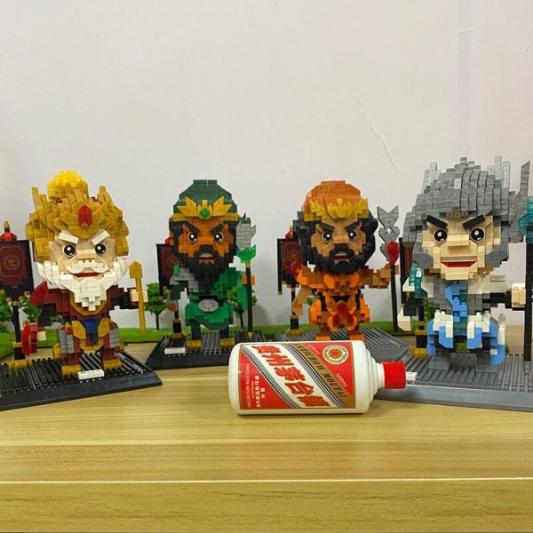 HC China Ancient Three Kingdoms Hero General Warrior 3D Model DIY Mini Diamond Blocks Bricks Building 2 - LOZ™ MINI BLOCKS