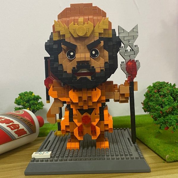 HC China Ancient Three Kingdoms Hero General Warrior 3D Model DIY Mini Diamond Blocks Bricks Building 3 - LOZ™ MINI BLOCKS