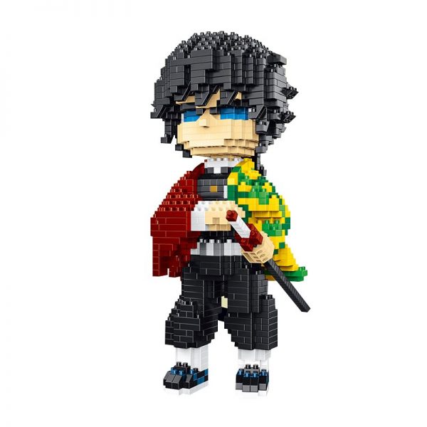 LBP 2115 Anime Demon Slayer Tomioka Giyuu Monster Warrior 3D DIY Mini Diamond Blocks Bricks Building 2 - LOZ™ MINI BLOCKS