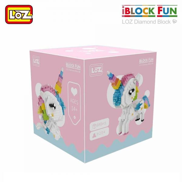 LOZ 9204 White Unicon 1 - LOZ™ MINI BLOCKS