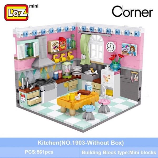 LOZ Mini Building Blocks Building Toy Plastic Assembled Children s Toy DIY Home Scene Model Corner.jpg 640x640 3 - LOZ™ MINI BLOCKS