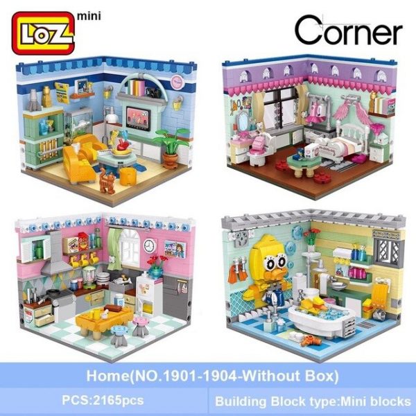 LOZ Mini Building Blocks Building Toy Plastic Assembled Children s Toy DIY Home Scene Model Corner.jpg 640x640 5 - LOZ™ MINI BLOCKS