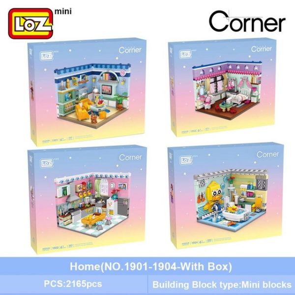 LOZ Mini Building Blocks Building Toy Plastic Assembled Children s Toy DIY Home Scene Model Corner.jpg 640x640 6 - LOZ™ MINI BLOCKS