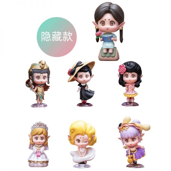 LOZ only Lizhi retro goddess series cute doll toy figure cute cartoon doll 3 - LOZ™ MINI BLOCKS