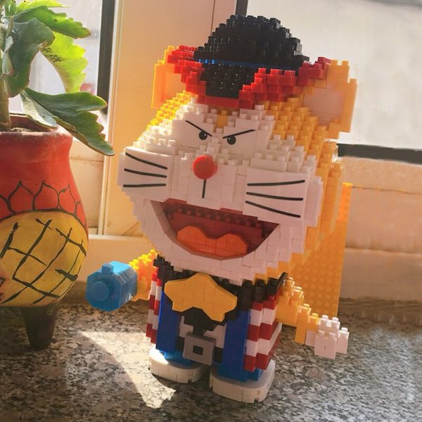 LP 200516 Anime Doraemon USA Star Cat Robot Animal Pet 3D Model DIY Mini Diamond Blocks 1 - LOZ™ MINI BLOCKS