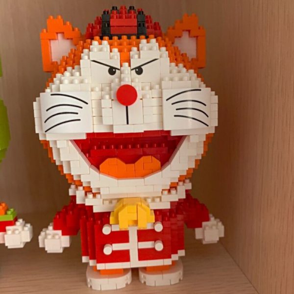 LP 200517 Anime Doraemon China Town Cat Robot Animal 3D Model DIY Mini Diamond Blocks Bricks 4 - LOZ™ MINI BLOCKS