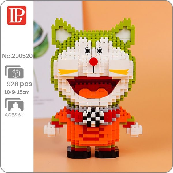 LP 200520 Anime Doraemon Brazil Soccer Cat Animal Pet 3D Model DIY Mini Diamond Blocks Bricks - LOZ™ MINI BLOCKS