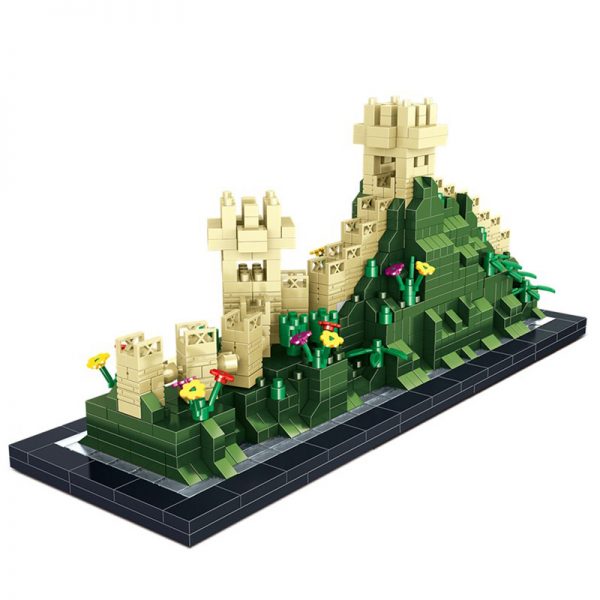 Lezi 8013 World Architecture China Great Wall 3D Model 1202pcs DIY Mini Diamond Blocks Bricks Building 1 - LOZ™ MINI BLOCKS