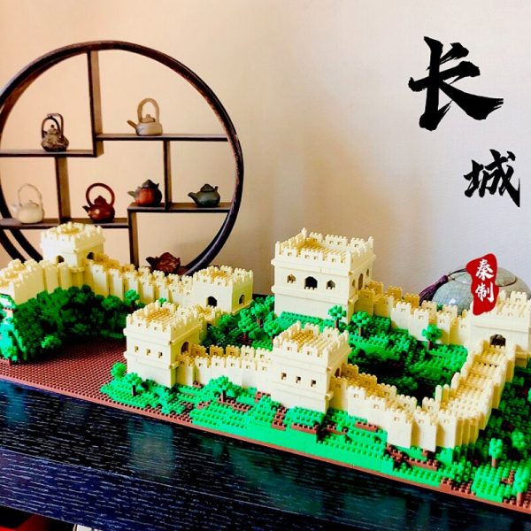 Lezi 8022 World Architecture China Great Wall Tree 3D Model DIY Mini Diamond Blocks Bricks Building 1 - LOZ™ MINI BLOCKS