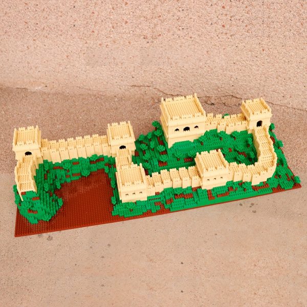 Lezi 8022 World Architecture China Great Wall Tree 3D Model DIY Mini Diamond Blocks Bricks Building 3 - LOZ™ MINI BLOCKS