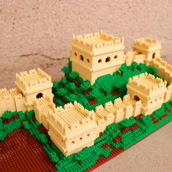 Lezi 8022 World Architecture China Great Wall Tree 3D Model DIY Mini Diamond Blocks Bricks Building 4 - LOZ™ MINI BLOCKS