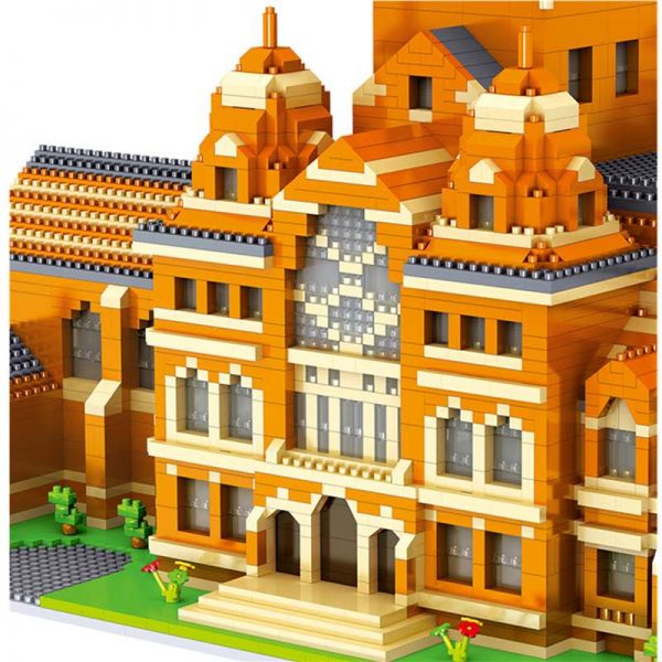 Lezi 8033 World Architecture Harvard University School 3D Model DIY Mini Diamond Blocks Bricks Building Toy 4 - LOZ™ MINI BLOCKS