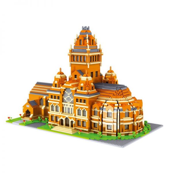 Lezi 8033 World Architecture Harvard University School 3D Model DIY Mini Diamond Blocks Bricks Building Toy 5 - LOZ™ MINI BLOCKS