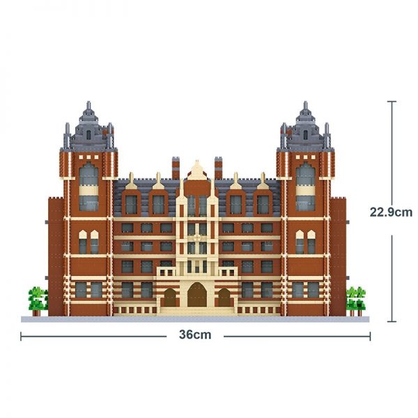 Lezi 8035 World Architecture Royal College of Music School Model DIY Mini Diamond Blocks Bricks Building 2 - LOZ™ MINI BLOCKS