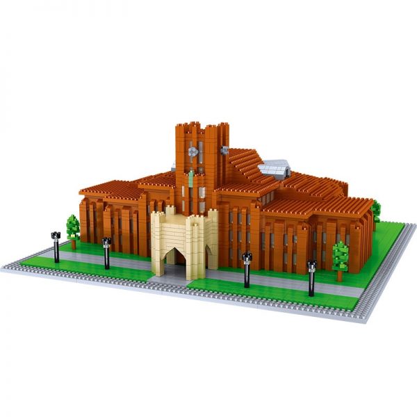 Lezi 8037 World Architecture Japan Tokyo University School 3D DIY Mini Diamond Blocks Bricks Building Toy 4 - LOZ™ MINI BLOCKS