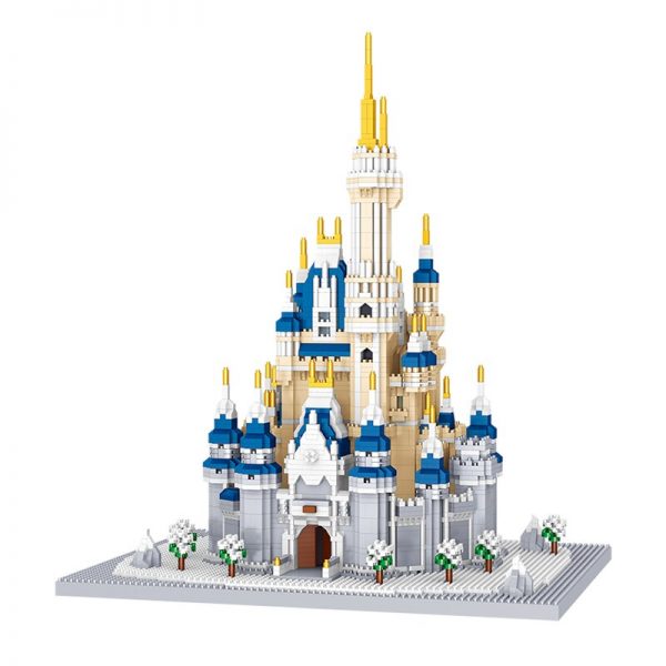 Lezi 8189 World Architecture Snow Castle Palace Tower Winter Tree 3D Mini Diamond Blocks Bricks Building 5 - LOZ™ MINI BLOCKS