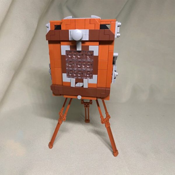 Lin 00904 Vintage Flashbulb Camera Foldable Support Machine 3D Model DIY Mini Blocks Bricks Building Toy 3 - LOZ™ MINI BLOCKS