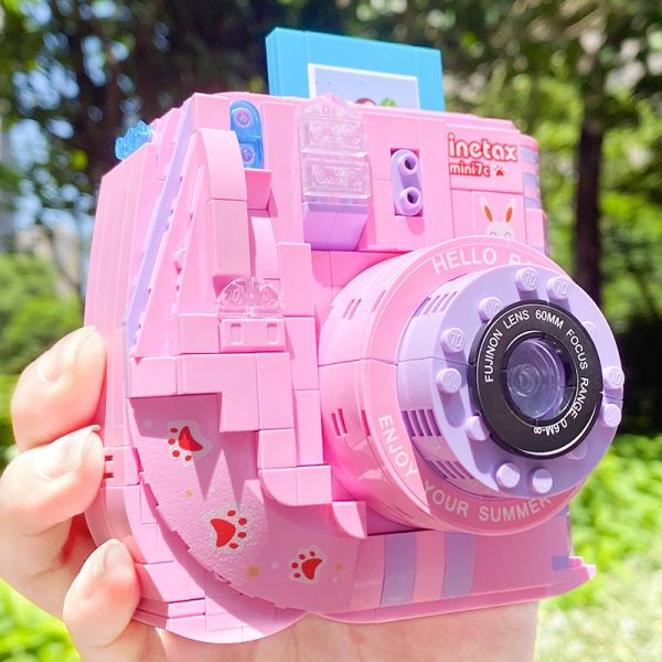 Lin 00908 Digital Instant Camera Beauty Photo Rabbit Machine 3D Model DIY Mini Blocks Bricks Building 1 - LOZ™ MINI BLOCKS