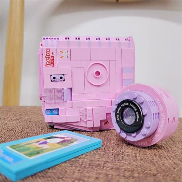 Lin 00908 Digital Instant Camera Beauty Photo Rabbit Machine 3D Model DIY Mini Blocks Bricks Building 3 - LOZ™ MINI BLOCKS