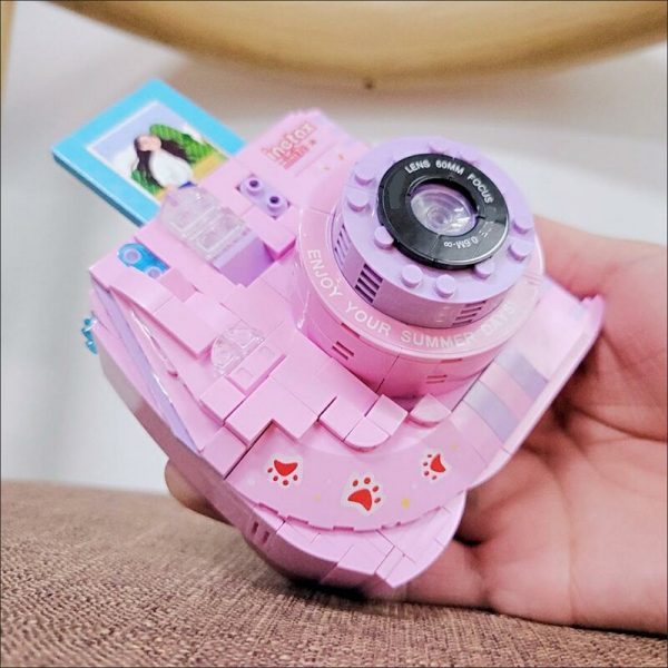 Lin 00908 Digital Instant Camera Beauty Photo Rabbit Machine 3D Model DIY Mini Blocks Bricks Building 5 - LOZ™ MINI BLOCKS