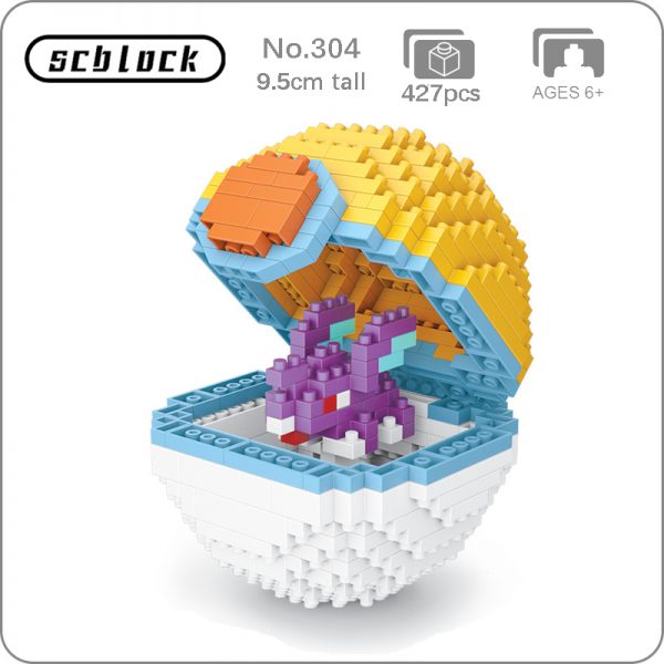 SC 304 Anime Pocket Monster Park Ball Nidoran Animal 3D Model DIY Mini Diamond Blocks Bricks - LOZ™ MINI BLOCKS
