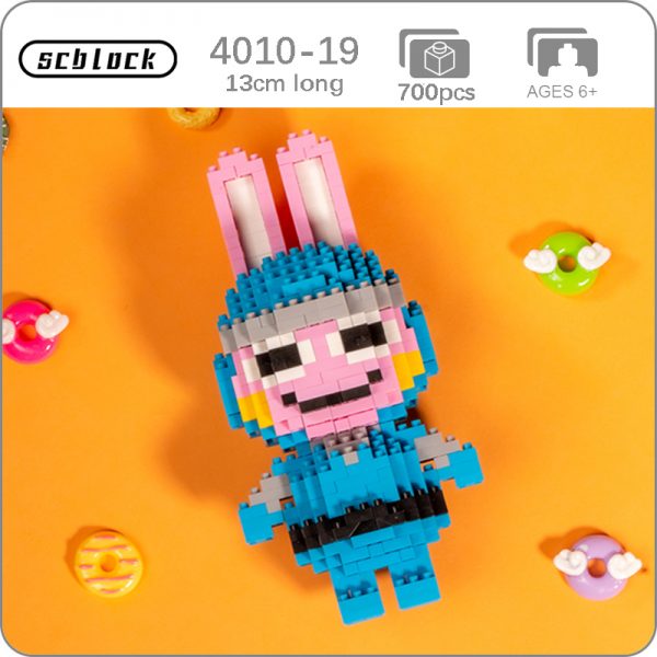 SC 4010 19 Game Animal Crossing Rabbit Snake 3D Model 700pcs DIY Mini Diamond Blocks Bricks - LOZ™ MINI BLOCKS