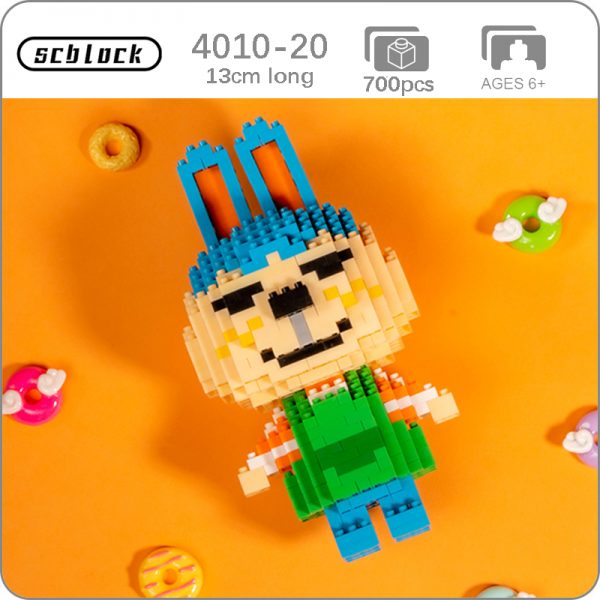 SC 4010 20 Game Animal Crossing Rabbit Pippy 3D Model 700pcs DIY Mini Diamond Blocks Bricks - LOZ™ MINI BLOCKS