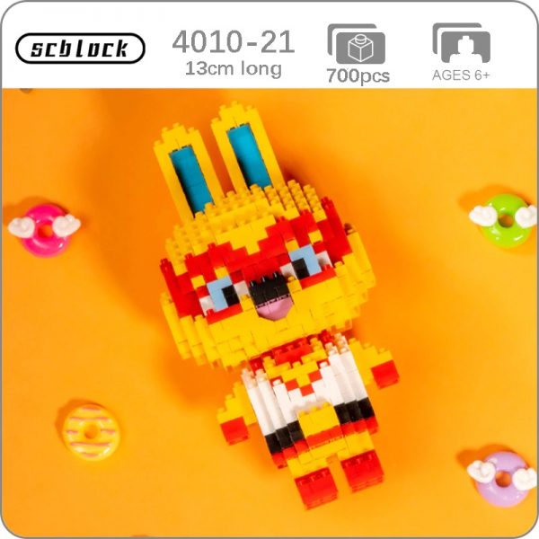 SC 4010 21 Game Animal Crossing Rabbit Mira 3D Model 700pcs DIY Mini Diamond Blocks Bricks - LOZ™ MINI BLOCKS