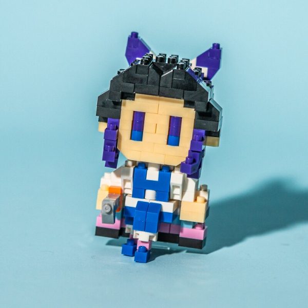 SC 4011 12 Anime Demon Slayer Kochou Shinobu Warrior Ninja Monster Mini Diamond Blocks Bricks Building 3 - LOZ™ MINI BLOCKS