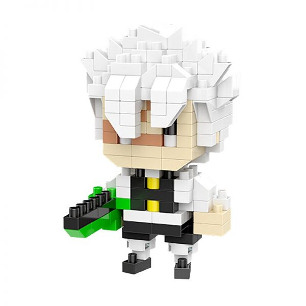 SC 4011 14 Anime Demon Slayer Shinazugawa Sanemi Warrior Monster DIY Mini Diamond Blocks Bricks Building 5 - LOZ™ MINI BLOCKS