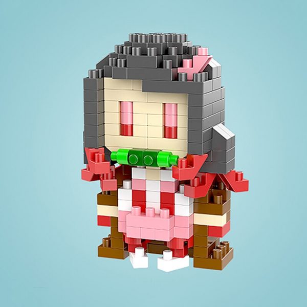 SC 4011 2 Anime Demon Slayer Kamado Nezuko Warrior Ninja Monster Mini Diamond Blocks Bricks Building 2 - LOZ™ MINI BLOCKS