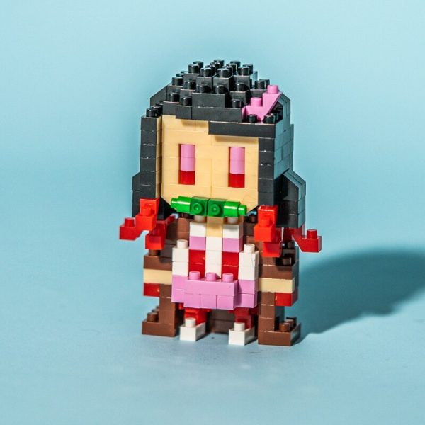 SC 4011 2 Anime Demon Slayer Kamado Nezuko Warrior Ninja Monster Mini Diamond Blocks Bricks Building 3 - LOZ™ MINI BLOCKS