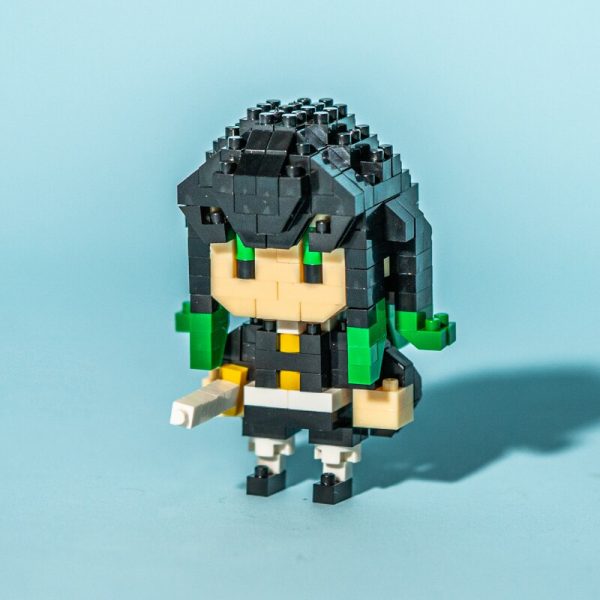 SC 4011 9 Anime Demon Slayer Tokitou Muichirou Warrior Ninja Monster Mini Diamond Blocks Bricks Building 3 - LOZ™ MINI BLOCKS
