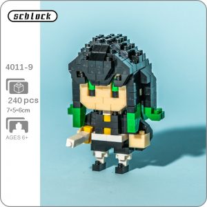 SC 4011 9 Anime Demon Slayer Tokitou Muichirou Warrior Ninja Monster Mini Diamond Blocks Bricks Building - LOZ™ MINI BLOCKS