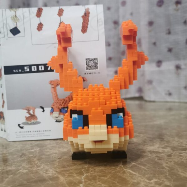 SC 5007 Anime Digimon Patamon Digital Monster Angel Animal Model DIY Mini Diamond Blocks Bricks Building 1 - LOZ™ MINI BLOCKS