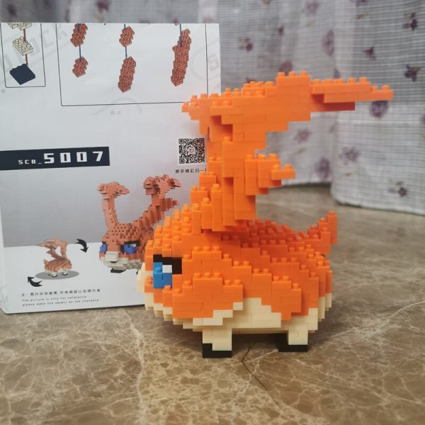 SC 5007 Anime Digimon Patamon Digital Monster Angel Animal Model DIY Mini Diamond Blocks Bricks Building 3 - LOZ™ MINI BLOCKS