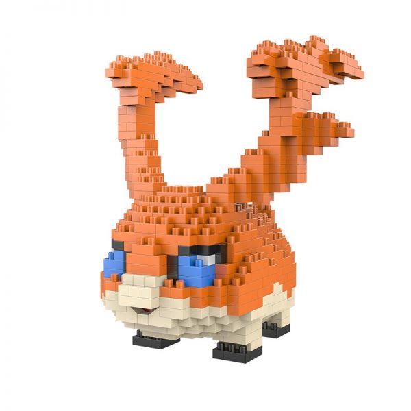 SC 5007 Anime Digimon Patamon Digital Monster Angel Animal Model DIY Mini Diamond Blocks Bricks Building 5 - LOZ™ MINI BLOCKS