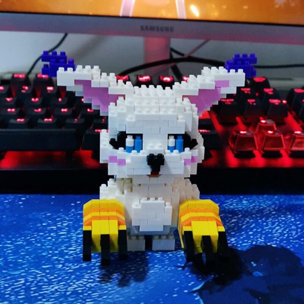 SC 5008 Anime Digimon Tailmon Digital Monster Cat Animal Model DIY Mini Diamond Blocks Bricks Building 1 - LOZ™ MINI BLOCKS