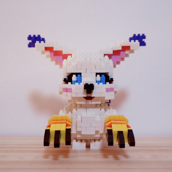 SC 5008 Anime Digimon Tailmon Digital Monster Cat Animal Model DIY Mini Diamond Blocks Bricks Building 3 - LOZ™ MINI BLOCKS