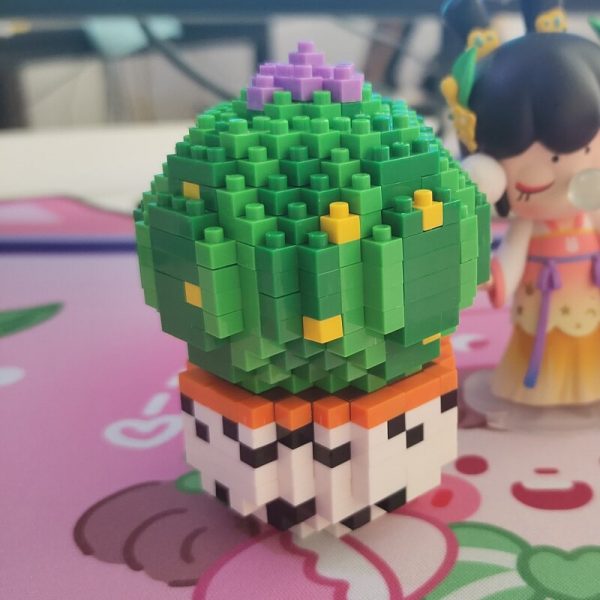 SC 8811 2 Pot Plant World Cactus Flower Desert Soil 3D Model DIY Mini Diamond Blocks 1 - LOZ™ MINI BLOCKS